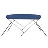 vidaXL 2 Bow Bimini Top Navy Blue 180x150x110 cm