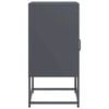 vidaXL Bedside Cabinet Anthracite 36x39x78 cm Cold-rolled Steel