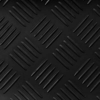 vidaXL Floor Mat Anti-Slip Rubber 1.5x4 m 3 mm Check