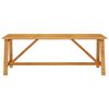 vidaXL Garden Dining Table 206x100x74 cm Solid Acacia Wood