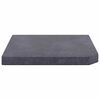 vidaXL Umbrella Weight Plate Black Granite Square 25 kg