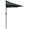 vidaXL Garden Parasol Green 294 x 150 x 223 cm Polyester and Steel