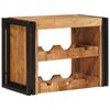vidaXL Wine Rack Brown 60 x 45 x 33 cm Solid Rough Mango Wood