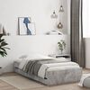 vidaXL Bed Frame with Drawers without Mattress Concrete Grey 90x200 cm
