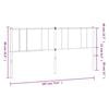 vidaXL Metal Replace Headboard White 180 cm