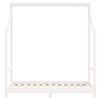 vidaXL Kids Bed Frame White 70x140 cm Solid Wood Pine