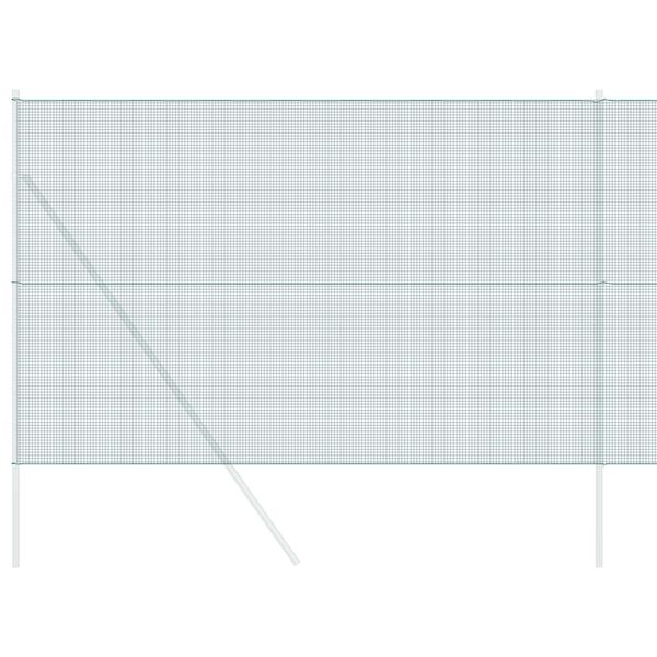 vidaXL Welded Wire Fence Green 1.6 x 10 m