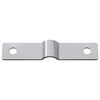 vidaXL Strike Plate 2 pcs Silver 50 x 10 x 1.2 mm Iron