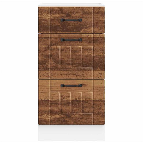 vidaXL Kitchen Base Cabinet Lucca Old Wood Engineered Wood