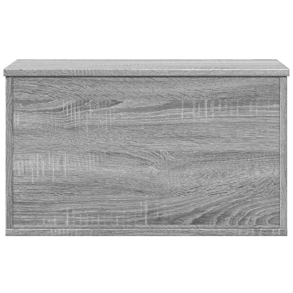 vidaXL Storage Box Grey Sonoma 60x35x35 cm Engineered Wood
