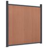 vidaXL Fence Panel Brown 1045x186 cm WPC
