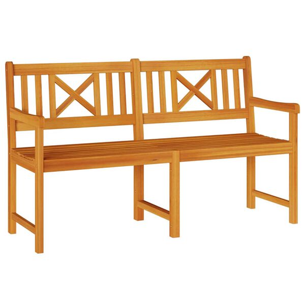 vidaXL Garden Bench Brown 150 x 56 x 90 cm Solid Acacia Wood