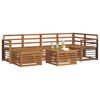 vidaXL Sofa Sets Natural Solid Acacia Wood