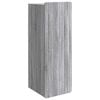 vidaXL Wall-Mounted Cabinet Grey Sonoma 33 x 34.5 x 94 cm
