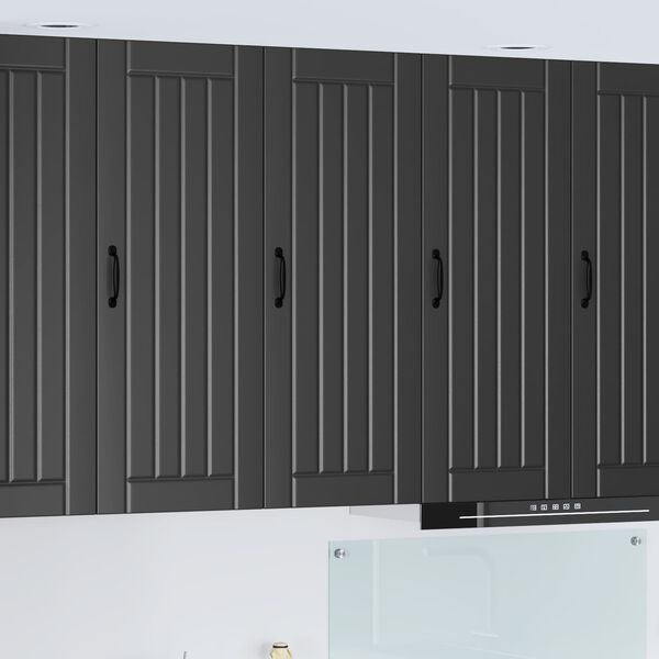 vidaXL Kitchen Cabinet Black 40 x 31 x 100 cm Engineered Wood