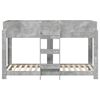 vidaXL Bunk Bed for Kids Concrete Grey 80 x 190 cm Engineered Wood