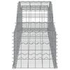 vidaXL Arched Gabion Baskets 7 pcs 300x50x40/60 cm Galvanised Iron