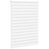 vidaXL Zebra Blind White 155x230 cm Fabric Width 150.9 cm Polyester