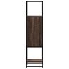 vidaXL Highboard Brown Oak 35.5x35x139 cm Engineered Wood and Metal