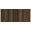 vidaXL Garden Table Brown 190x80x72 cm Steel