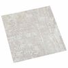 vidaXL Flooring Planks White and Wood 5.11 m&sup2; 55 pcs PVC