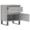 vidaXL Bedside Cabinet Grey Sonoma 40x35x50 cm Engineered Wood