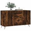 vidaXL Sideboard Smoked Oak 100x36x60 cm Engineered Wood