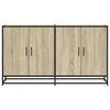 vidaXL Sideboard Sonoma Oak 134x35x76 cm Engineered Wood