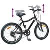vidaXL Kids Bike 20'' 6-Speed for 6-11 Years Old Black