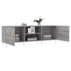 vidaXL TV Cabinet Grey Sonoma 150x30x50 cm Engineered Wood