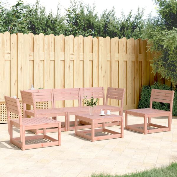 vidaXL 5 Piece Garden Sofa Set Solid Wood Douglas