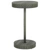 vidaXL Garden Table Grey 60.5x106 cm Poly Rattan