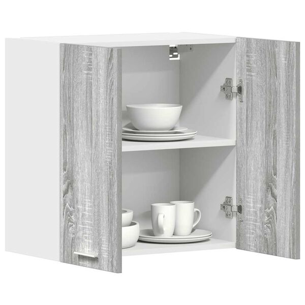 vidaXL Hanging Cabinet Lyon Grey Sonoma 60x31x60 cm Engineered Wood