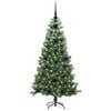 vidaXL Christmas Tree with 150 LEDs with Stand Green 120 cm PVC