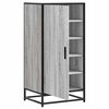 vidaXL Shoe Rack Grey Sonoma 48x38x97.5 cm Engineered Wood