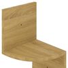 vidaXL Wall Corner Shelf Sonoma Oak 19x19x123 cm Engineered Wood