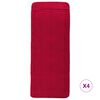 vidaXL Beach Towels 4 pcs Burgundy 60x135 cm Fabric 400 GSM