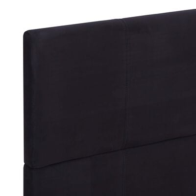 vidaXL Bed Frame Black Fabric 150x200 cm King Size