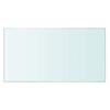 vidaXL Shelf Panel Glass Clear 30x12 cm