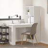 vidaXL Desk with Shelf White 122 x 67 x 145 cm Engineered Wood