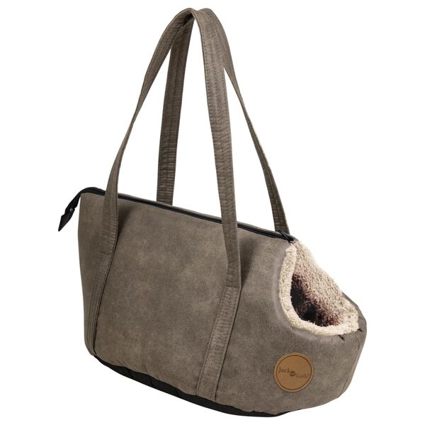 Jack and Vanilla Pet Bag Classy M 55x30 cm Stone