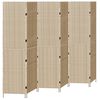 vidaXL Room Divider Folding Manual Beige 292 x 180 cm Poly Rattan