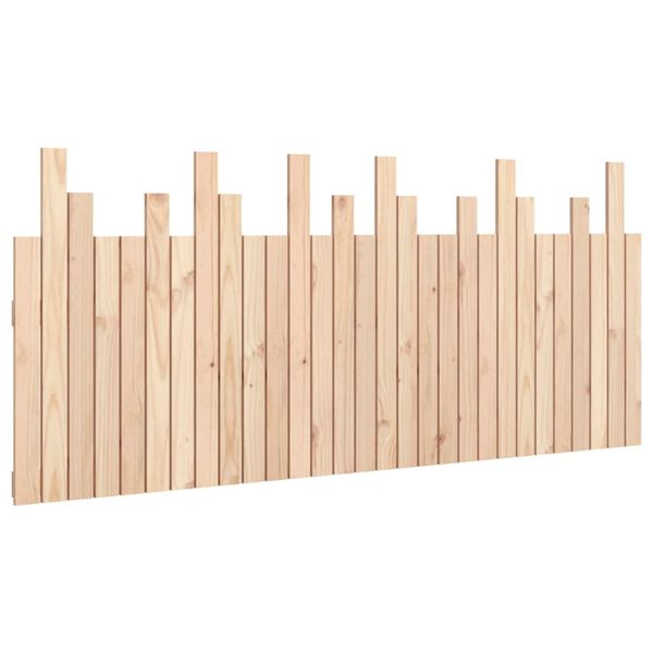 vidaXL Wall Headboard 185x3x80 cm Solid Wood Pine