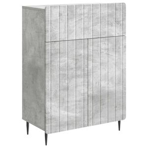 vidaXL Sideboard Concrete Grey 66 x 34.5 x 92 cm Engineered Wood
