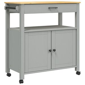 vidaXL Kitchen Trolley MONZA 84x40x88.5 cm Solid Wood Pine