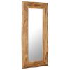 vidaXL Cosmetic Mirror 50x110 cm Solid Acacia Wood