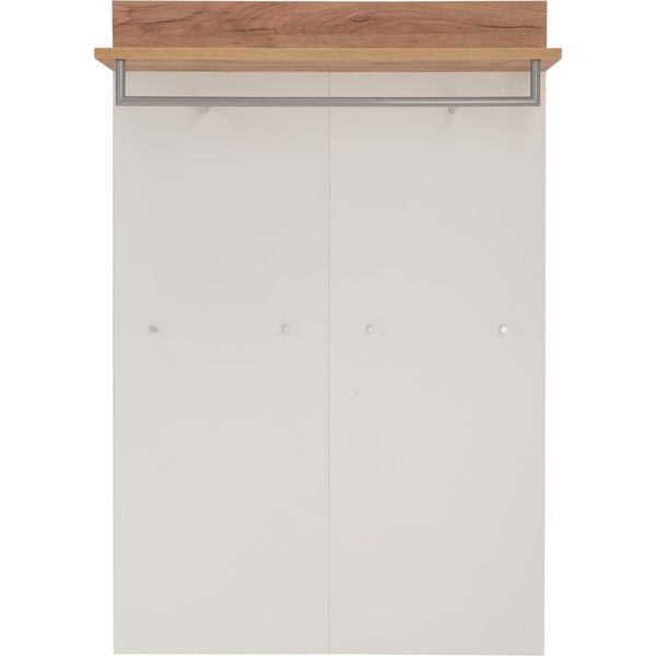 Germania Coat Rack Panel Topix 96x29x147 cm White and Oak