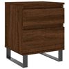 vidaXL Bedside Cabinets 2 pcs Brown Oak 40x35x50 cm Engineered Wood