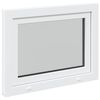 vidaXL Basement Window "RISOR" 80x60 cm Tilt&Turn DIN Left White