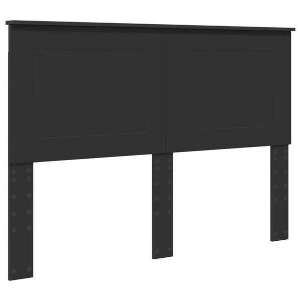 vidaXL Headboard Black Oak 160 cm Engineered Wood